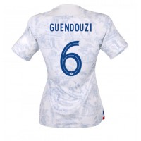 Echipament fotbal Franţa Matteo Guendouzi #6 Tricou Deplasare Mondial 2022 pentru femei maneca scurta